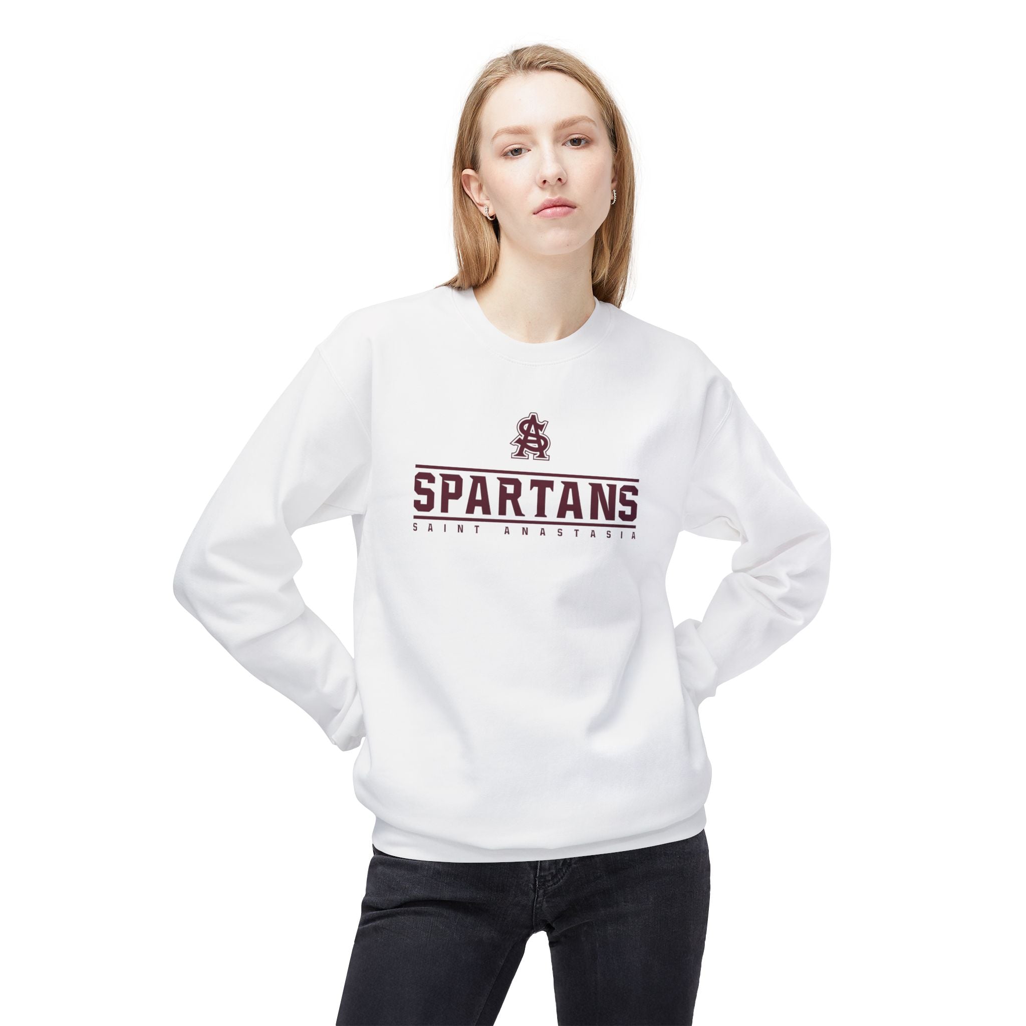 Saint Anastasia Spartans Crewneck Sweatshirt - Spartans Nation