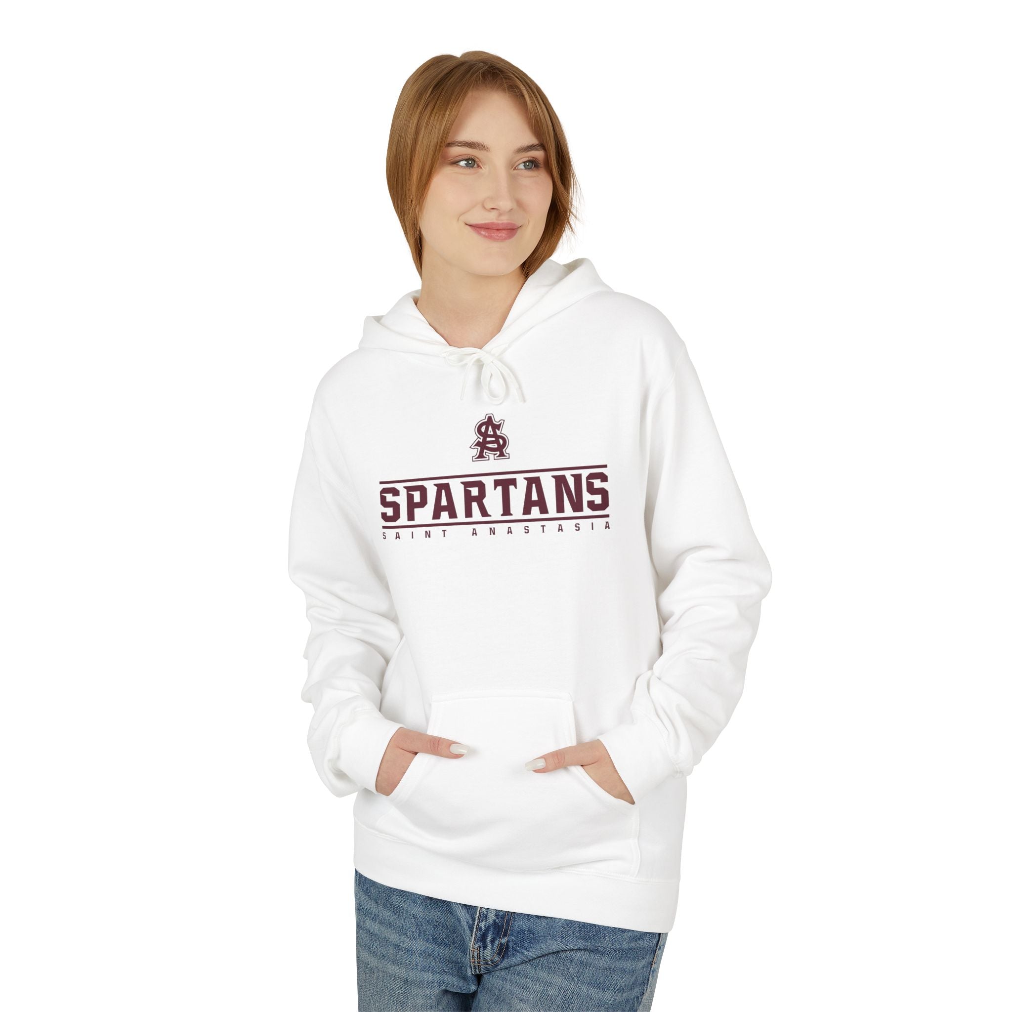 Saint Anastasia Spartans Unisex Fleece Hoodie – Spartan Nation