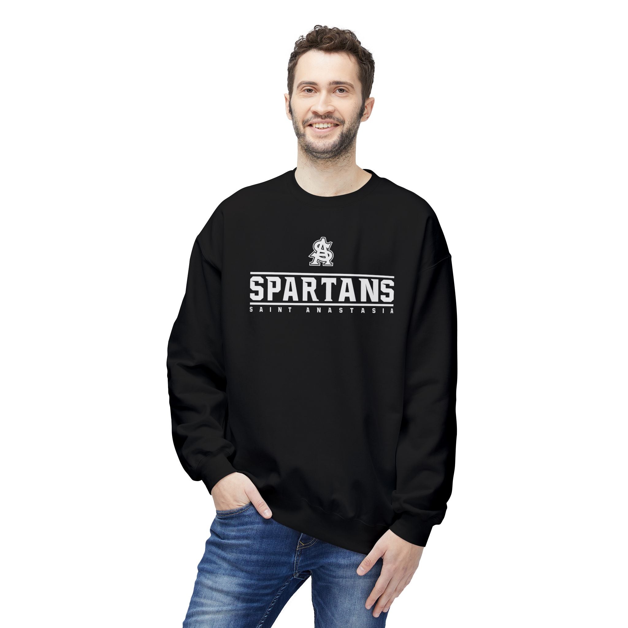 Saint Anastasia Spartans Crewneck Sweatshirt - Spartans Nation