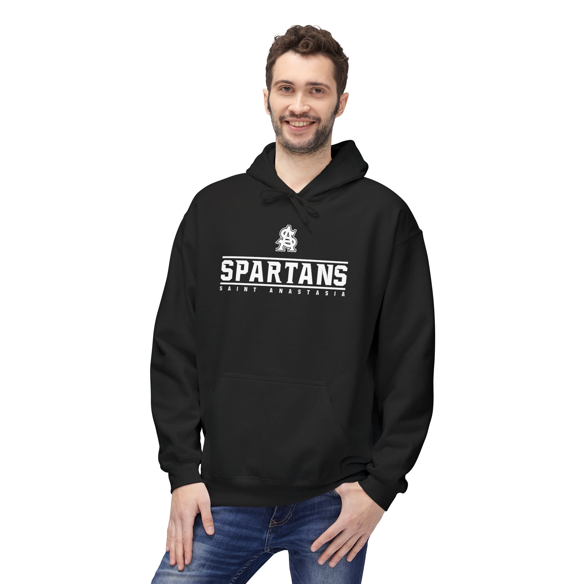 Saint Anastasia Spartans Unisex Fleece Hoodie – Spartan Nation