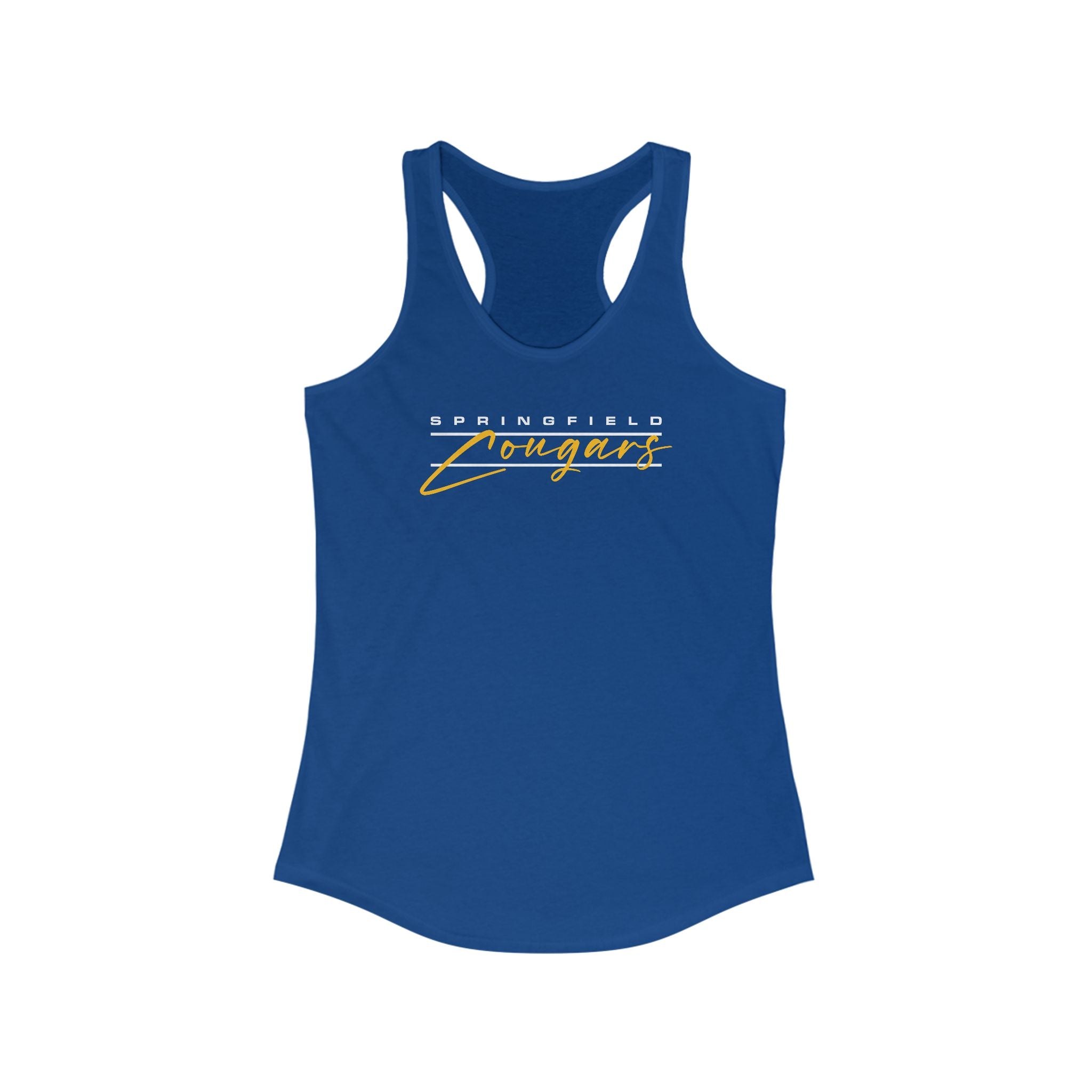 Springfield Cougars Women's Racerback Tank