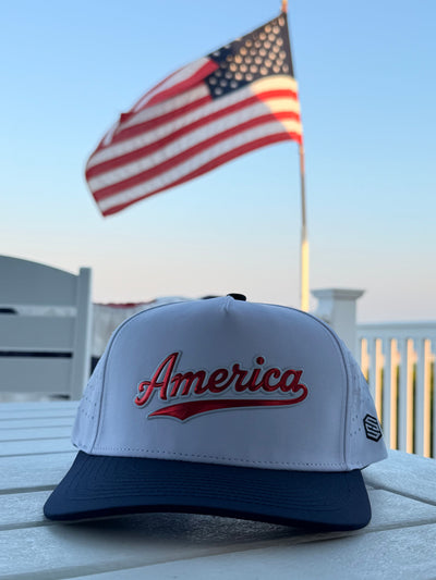 America White/Navy 525